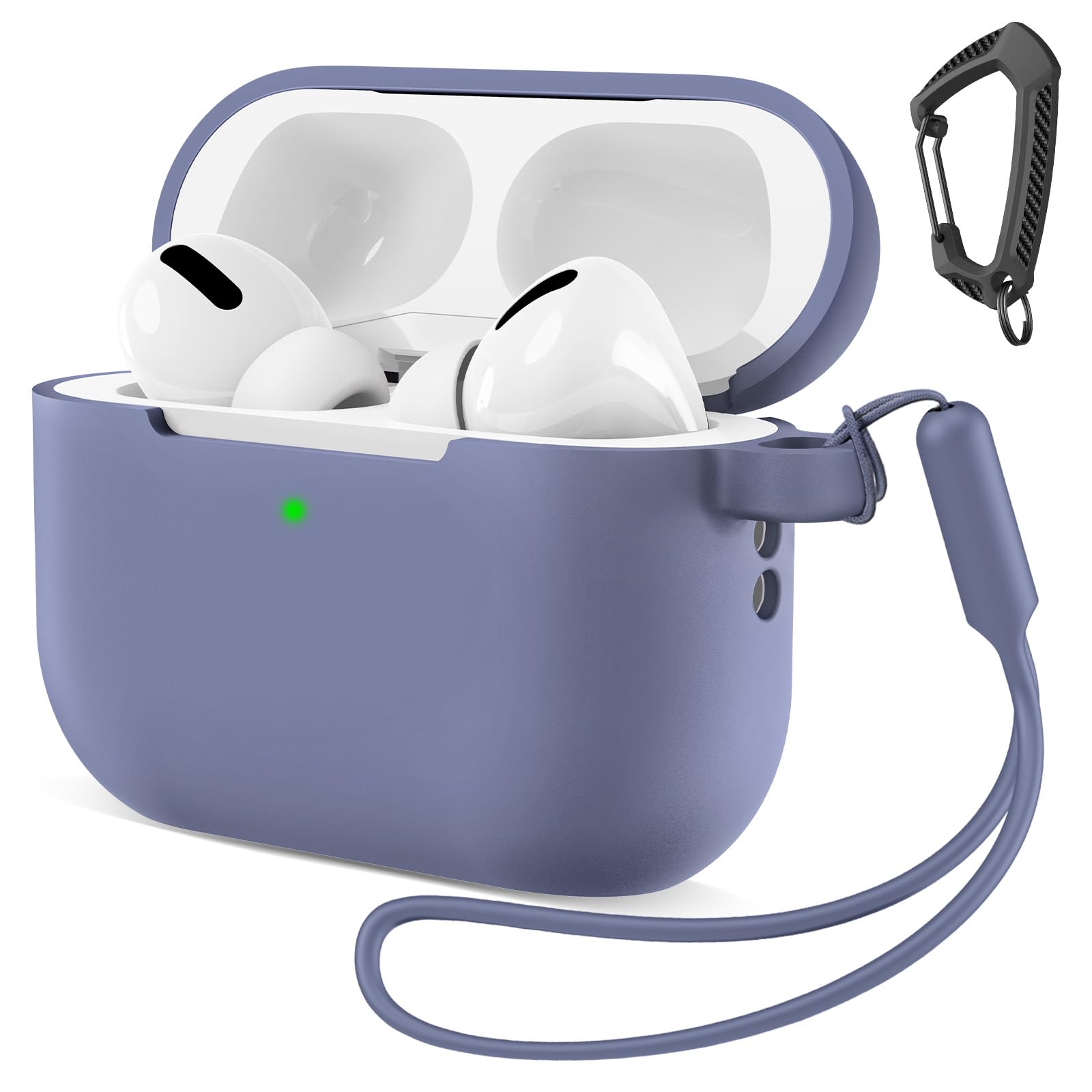 MATEPROX Compatible with AirPods Pro 3 Case with Keychain/Hand